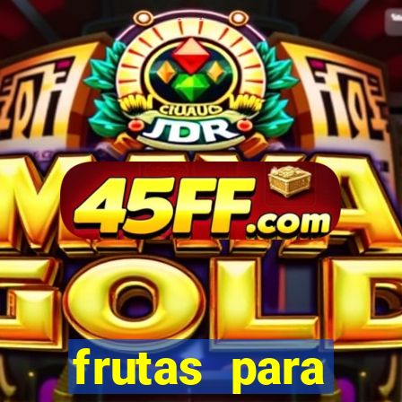 frutas para imprimir e recortar
